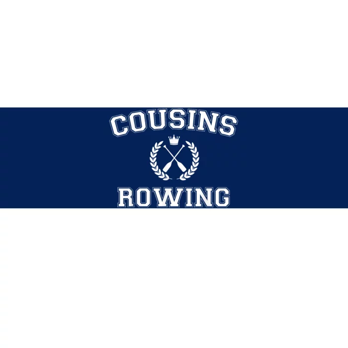 Cousins Rowing Cousins Beach Bumper Sticker