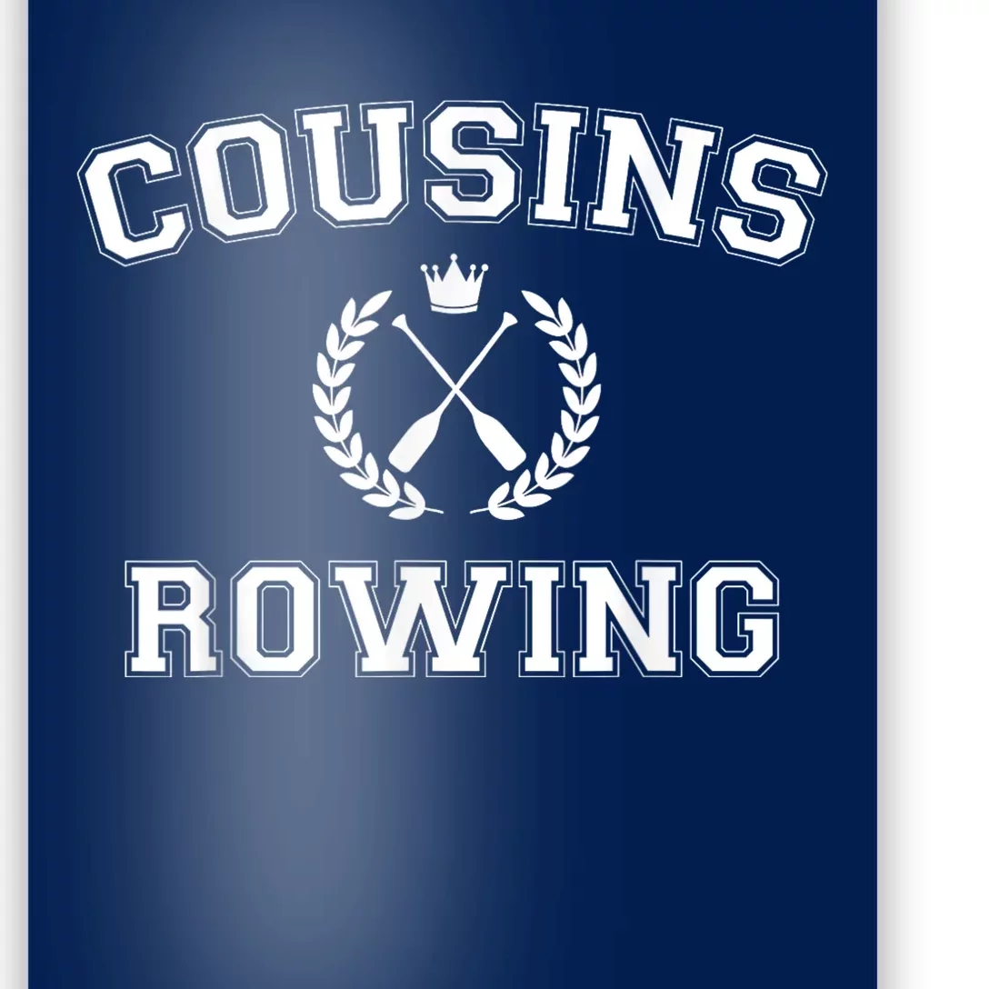 Cousins Rowing Cousins Beach Poster