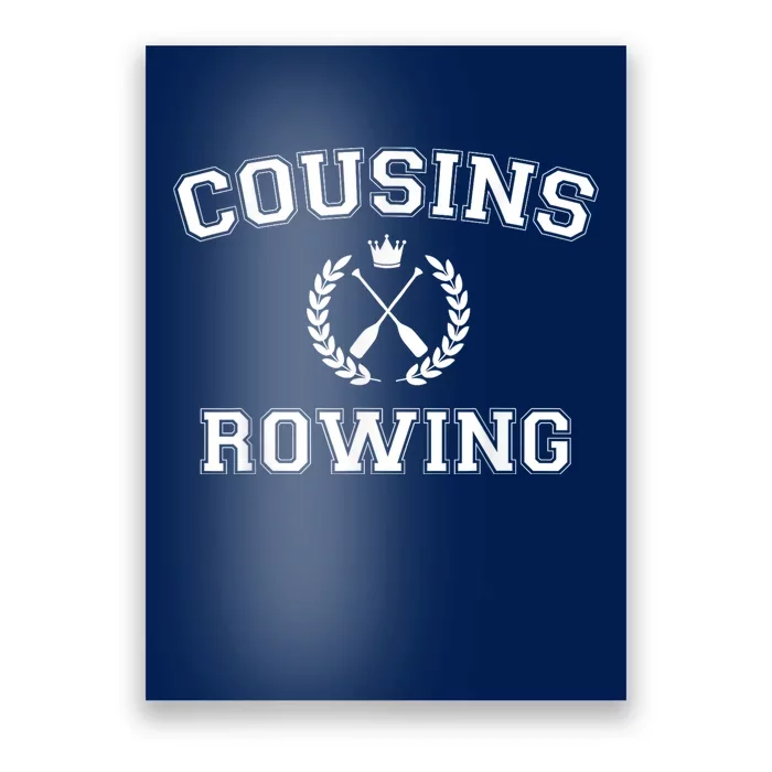 Cousins Rowing Cousins Beach Poster