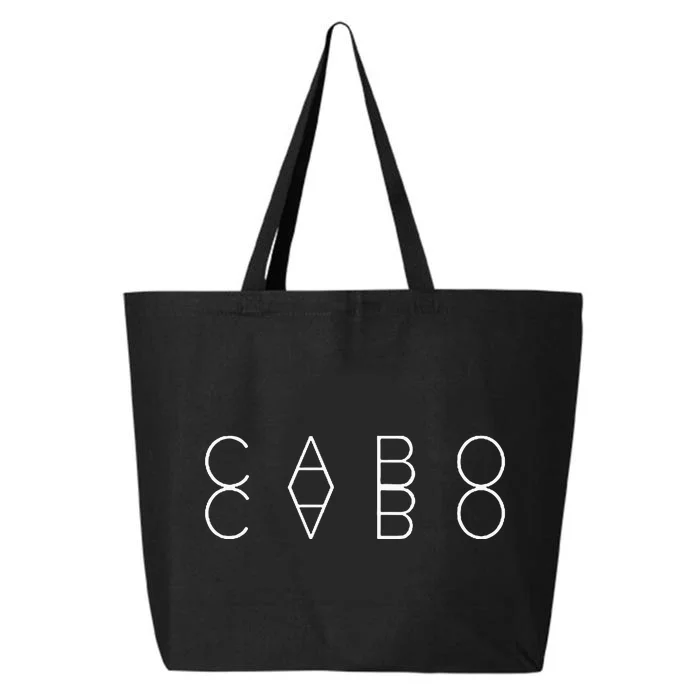 Cabo Reflections Cabo San Lucas Mexico Word Art Souvenir 25L Jumbo Tote