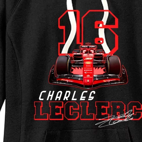 Cool Racing Charles Leclerc Signature Women's Fleece Hoodie