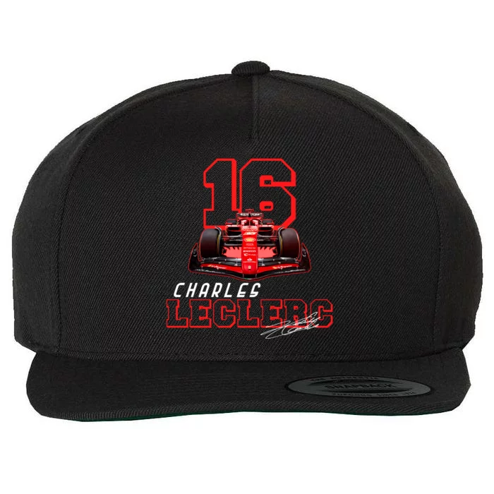 Cool Racing Charles Leclerc Signature Wool Snapback Cap