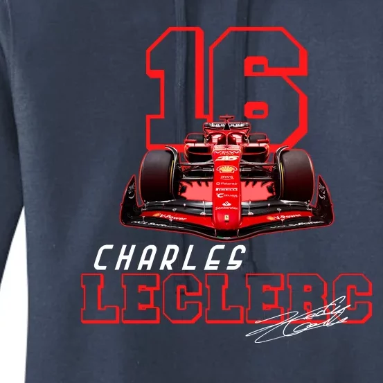 Cool Racing Charles Leclerc Signature Women's Pullover Hoodie