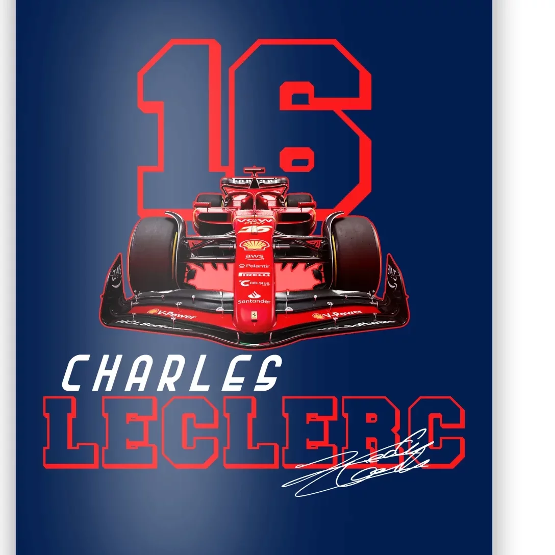 Cool Racing Charles Leclerc Signature Poster