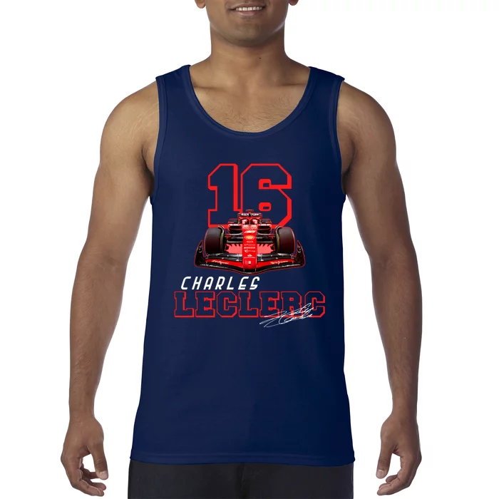 Cool Racing Charles Leclerc Signature Tank Top