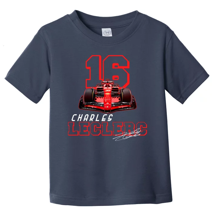 Cool Racing Charles Leclerc Signature Toddler T-Shirt