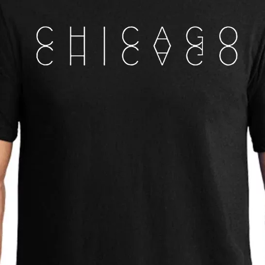 Chicago Reflections Chicagoan Word Art Souvenir Pajama Set