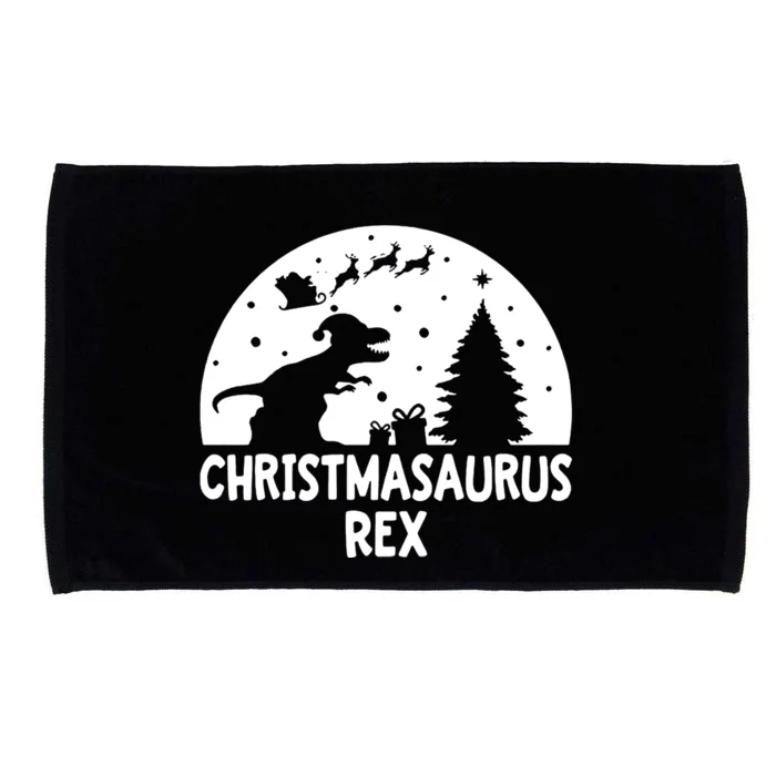 Christmasaurus Rex Microfiber Hand Towel