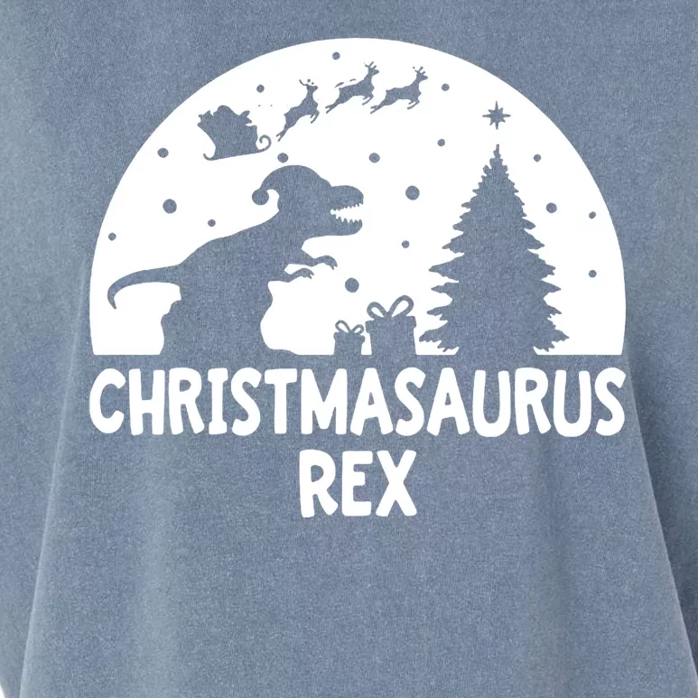 Christmasaurus Rex Garment-Dyed Women's Muscle Tee