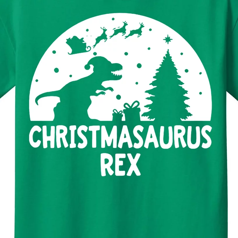 Christmasaurus Rex Kids T-Shirt