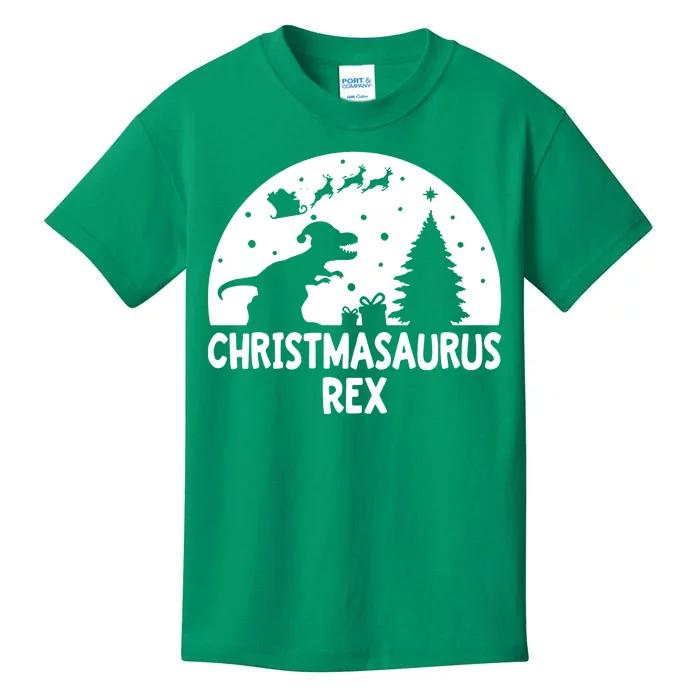 Christmasaurus Rex Kids T-Shirt