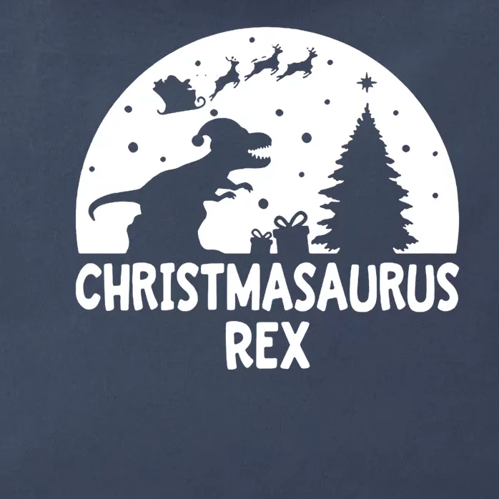 Christmasaurus Rex Zip Tote Bag