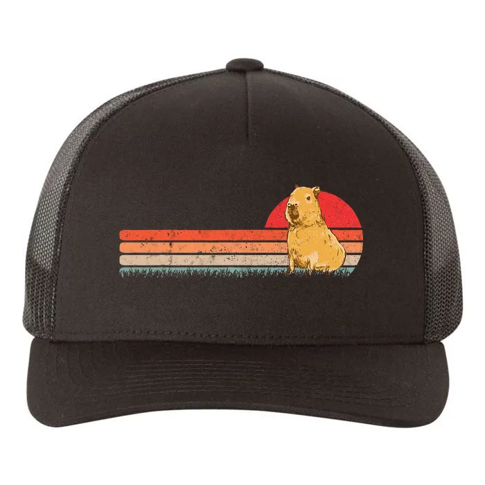 Capybara Retro Capybara Vintage Yupoong Adult 5-Panel Trucker Hat