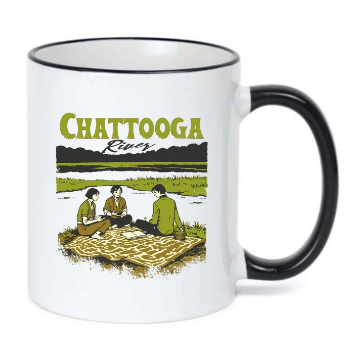 Chattooga River Black Color Changing Mug