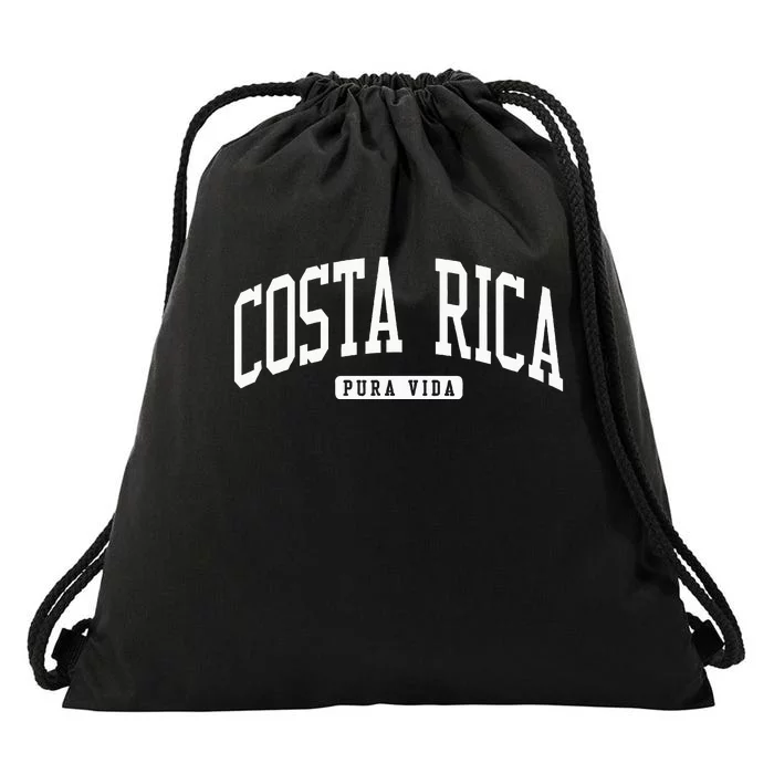 Costa Rica College University Style Drawstring Bag