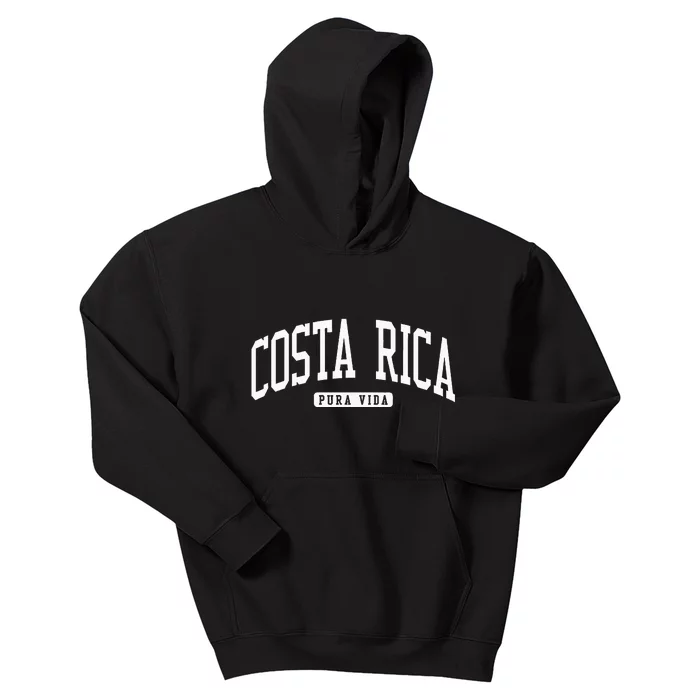 Costa Rica College University Style Kids Hoodie