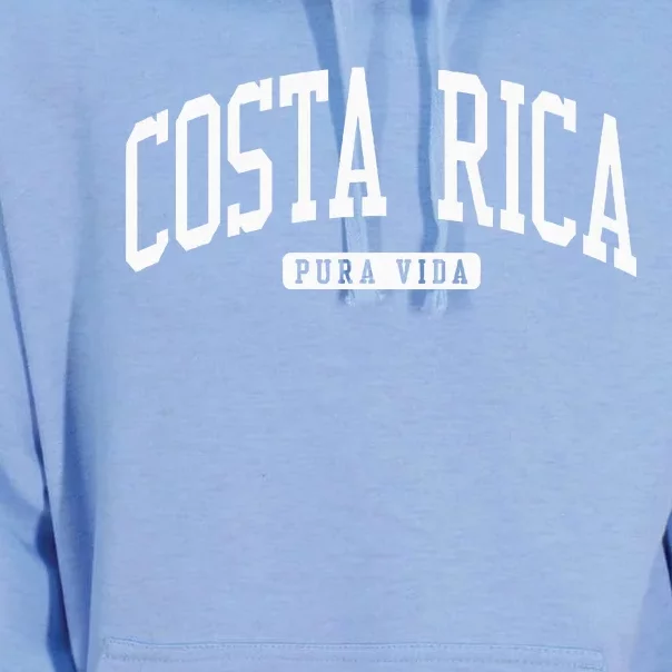 Costa Rica College University Style Unisex Surf Hoodie