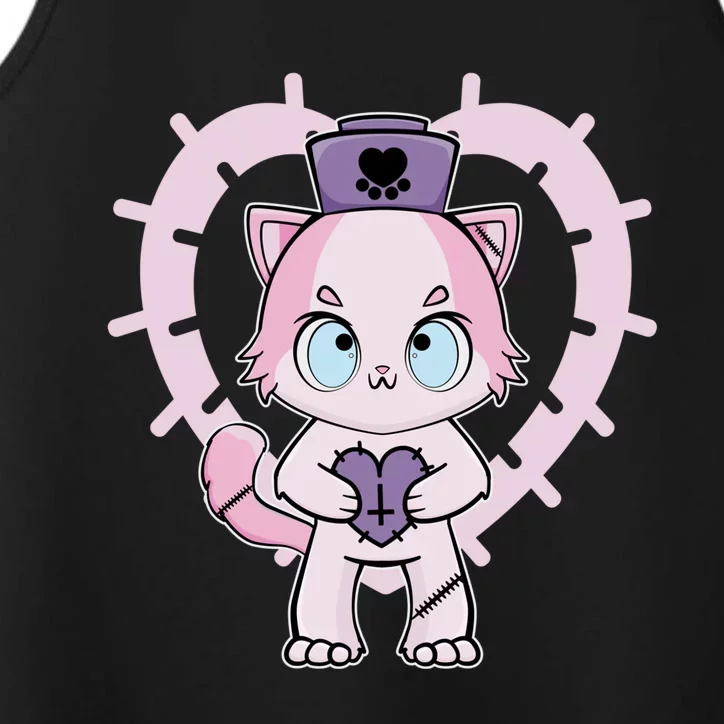 Cute Ragdoll Cat Anime Kitten Yami Kawaii Love Nurse Gift Performance Tank