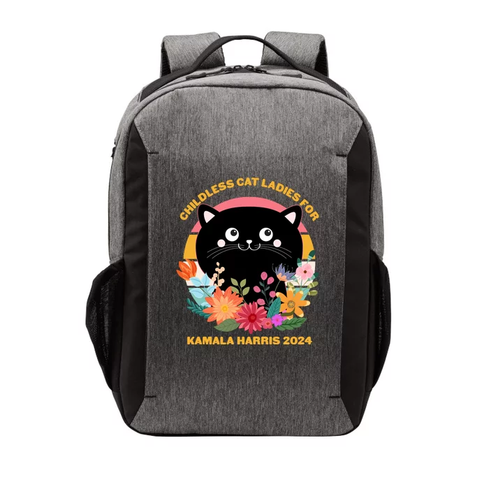 Cute Retro Childless Cat Ladies For Kamala Harris 2024 Election Vector Backpack