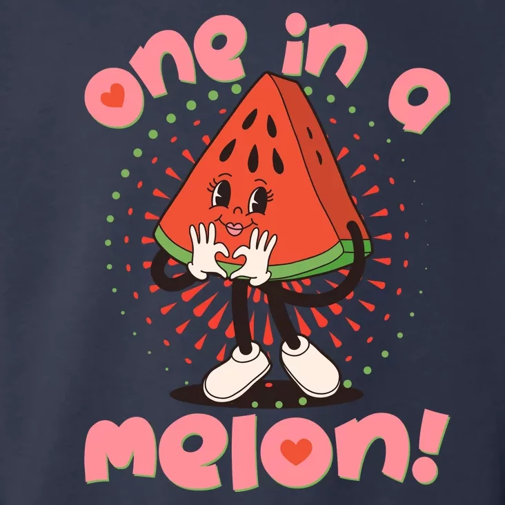 Cute Retro Cartoon Watermelon One In A Melon Toddler Hoodie