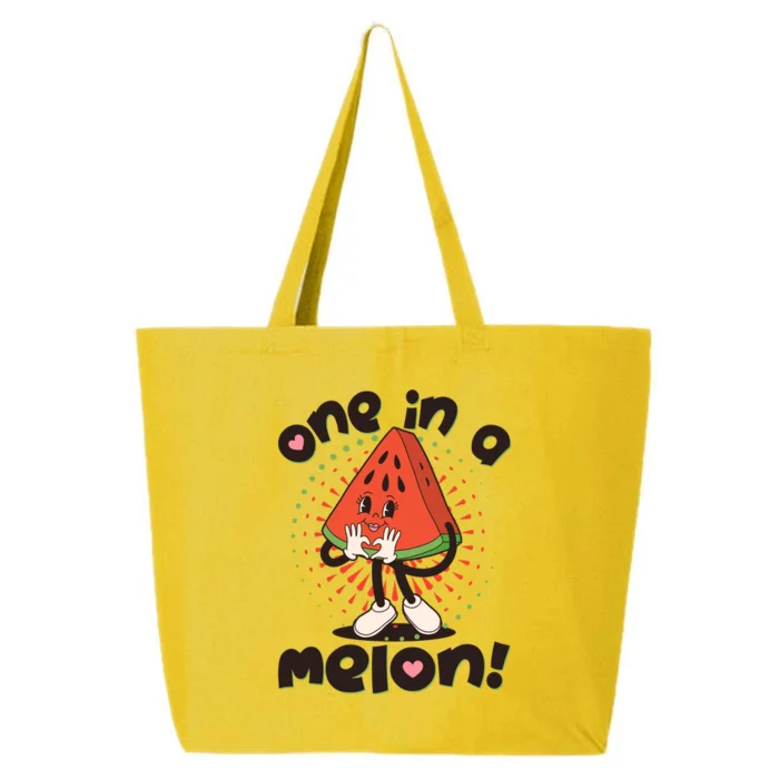 Cute Retro Cartoon Watermelon One In A Melon 25L Jumbo Tote