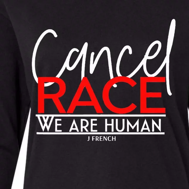 Cancel Race Womens Cotton Relaxed Long Sleeve T-Shirt