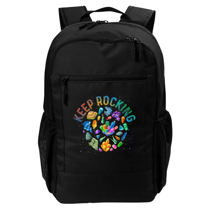 Colorful Rock Collector Earth Scientist Funny Geology Daily Commute Backpack