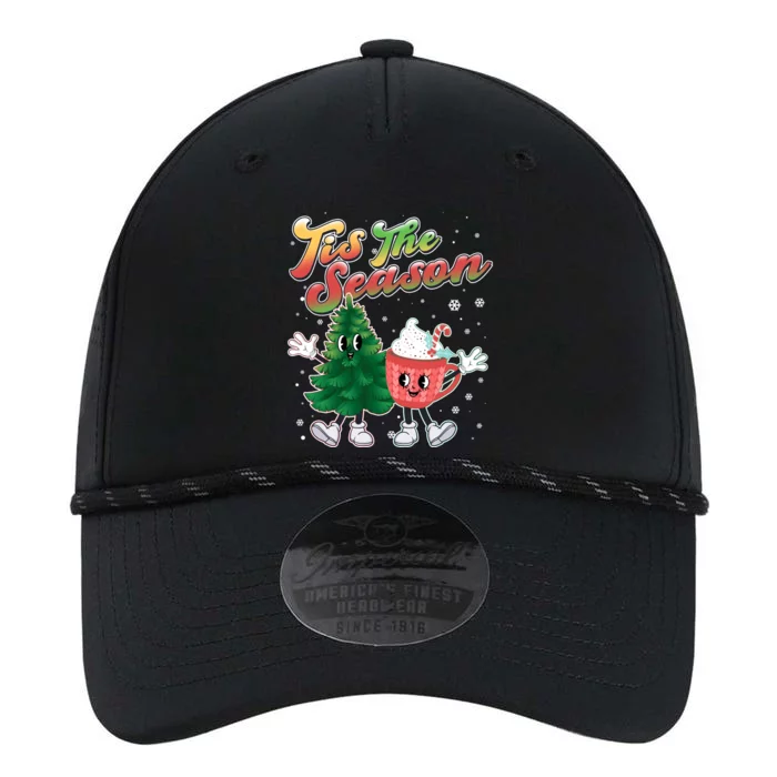 Cute Retro Cartoon Christmas Tis The Season Performance The Dyno Cap