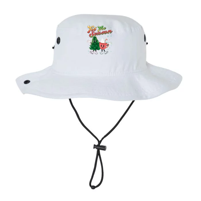 Cute Retro Cartoon Christmas Tis The Season Legacy Cool Fit Booney Bucket Hat