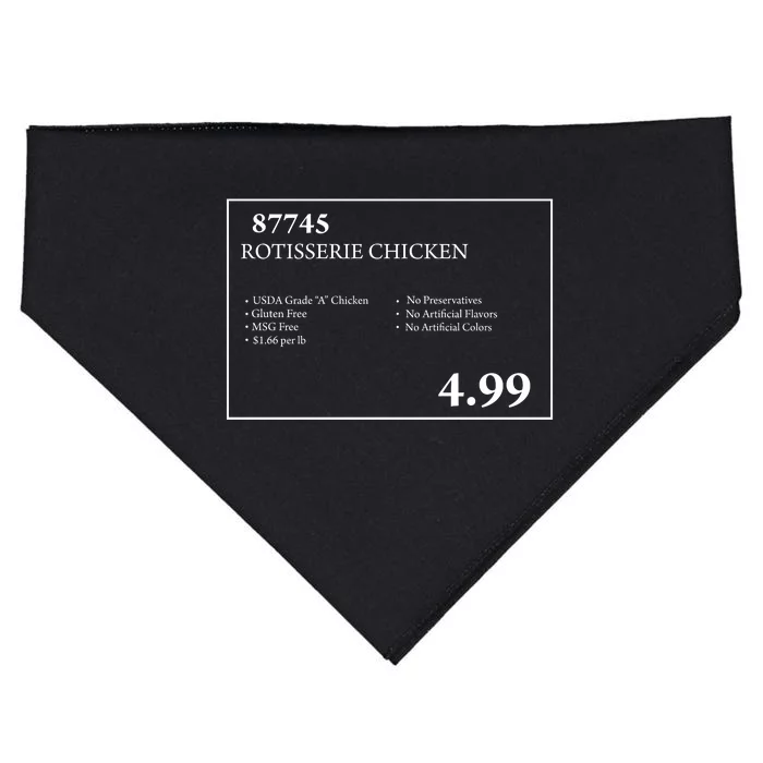 Costco Rotisserie Chicken USA-Made Doggie Bandana