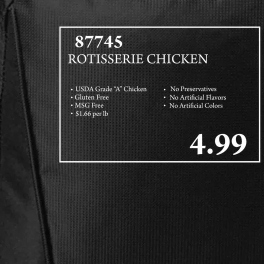 Costco Rotisserie Chicken City Backpack