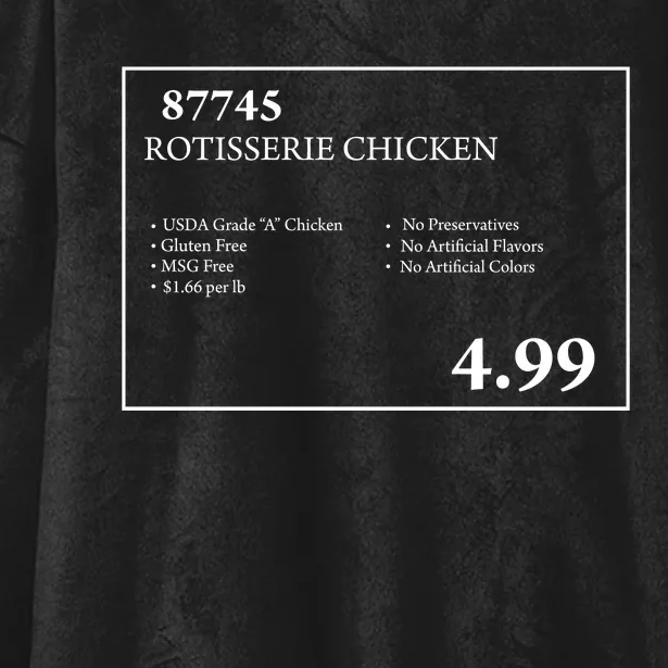 Costco Rotisserie Chicken Hooded Wearable Blanket