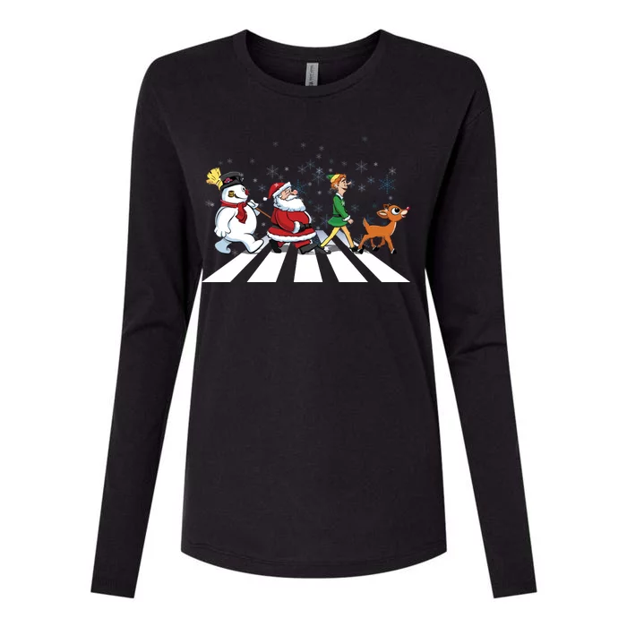 Christmas Road Womens Cotton Relaxed Long Sleeve T-Shirt