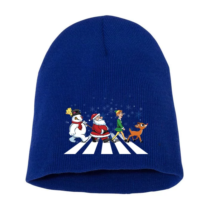 Christmas Road Short Acrylic Beanie