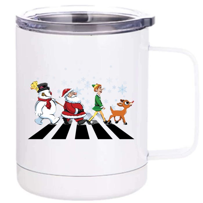 Christmas Road Front & Back 12oz Stainless Steel Tumbler Cup