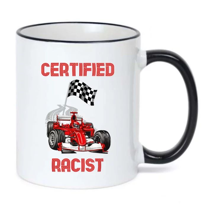 Certified Racist Certified Racer Boost Speedster Black Color Changing Mug