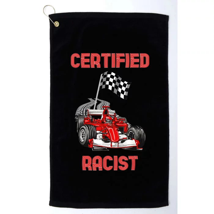 Certified Racist Certified Racer Boost Speedster Platinum Collection Golf Towel