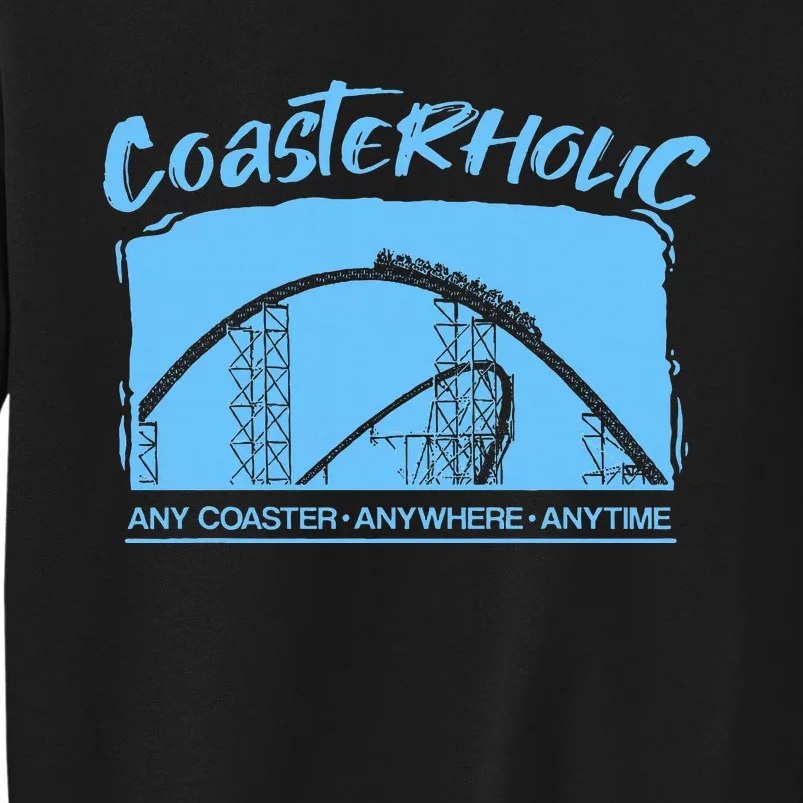 Coasterholic Roller Coaster Gift Amusement Park Ride Sweatshirt