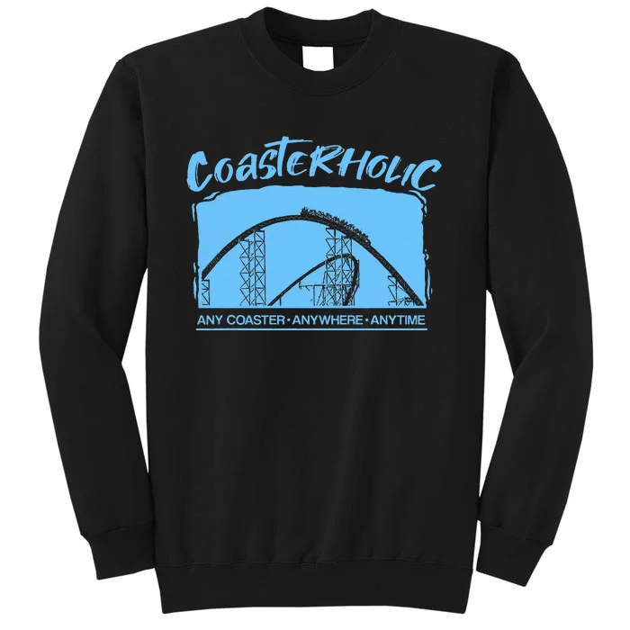 Coasterholic Roller Coaster Gift Amusement Park Ride Sweatshirt