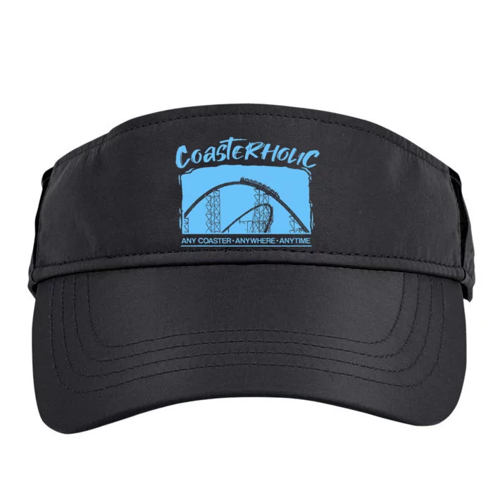 Coasterholic Roller Coaster Gift Amusement Park Ride Adult Drive Performance Visor