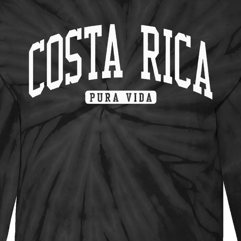 Costa Rica College Tie-Dye Long Sleeve Shirt