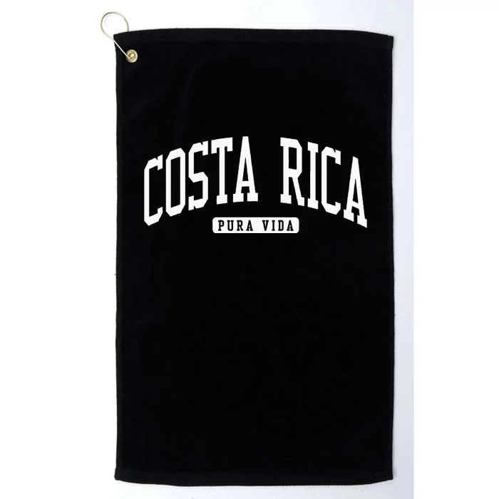 Costa Rica College Platinum Collection Golf Towel