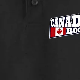 Canada Rocks Curling Stone Curler Canadian Flag Curling Funny Gift Dry Zone Grid Performance Polo