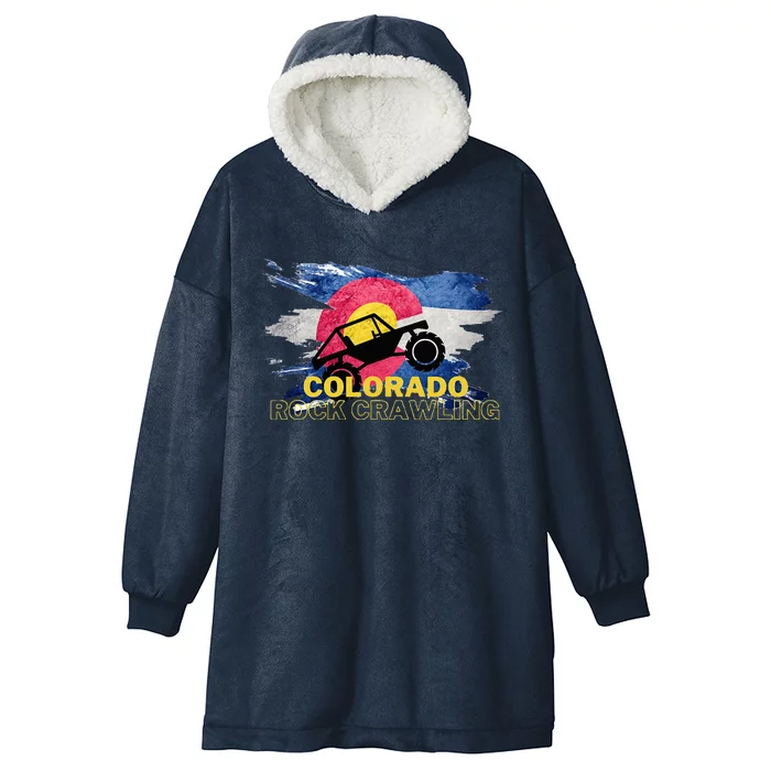 Colorado Rock Crawling Hooded Wearable Blanket