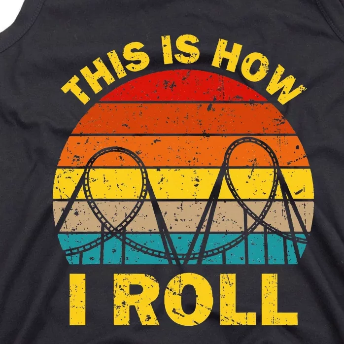 Cool Roller Coaster For Women Amusement Theme Park Tank Top