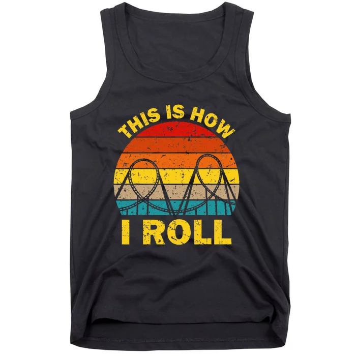 Cool Roller Coaster For Women Amusement Theme Park Tank Top