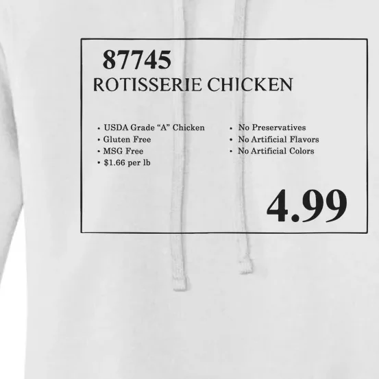 Costco Rotisserie Chicken Women's Pullover Hoodie