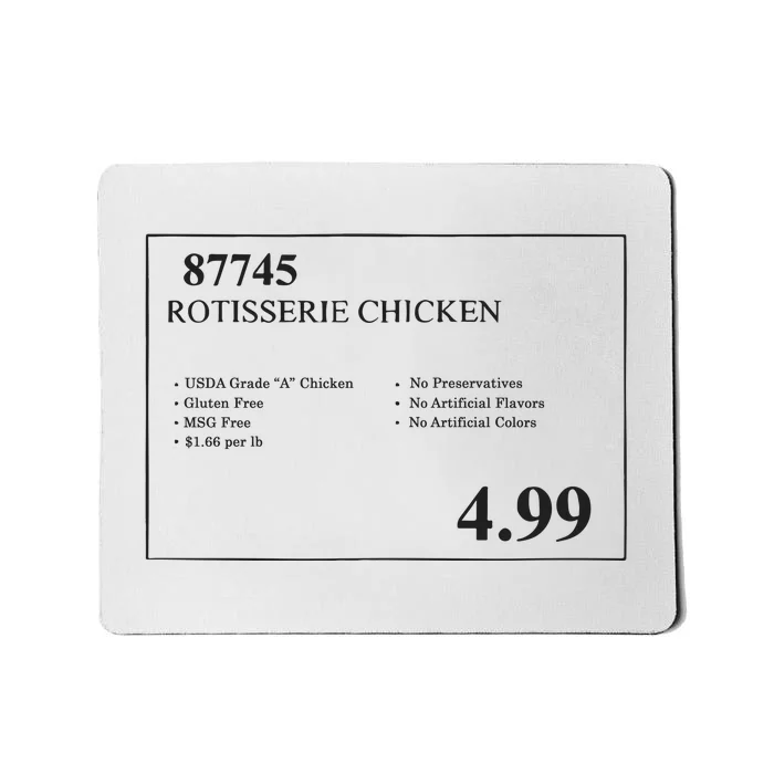 Costco Rotisserie Chicken Mousepad