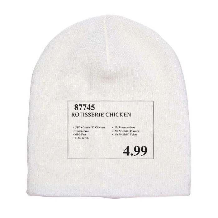 Costco Rotisserie Chicken Short Acrylic Beanie