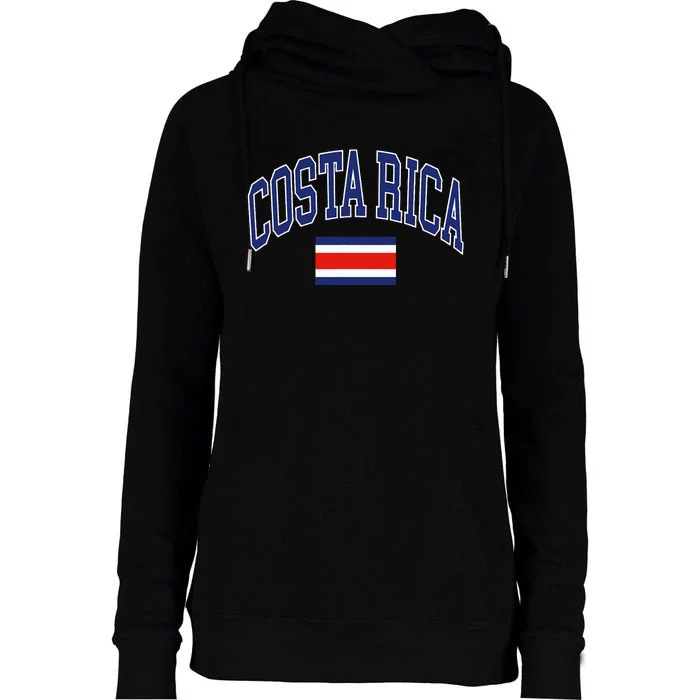 Costa Rica Womens Funnel Neck Pullover Hood